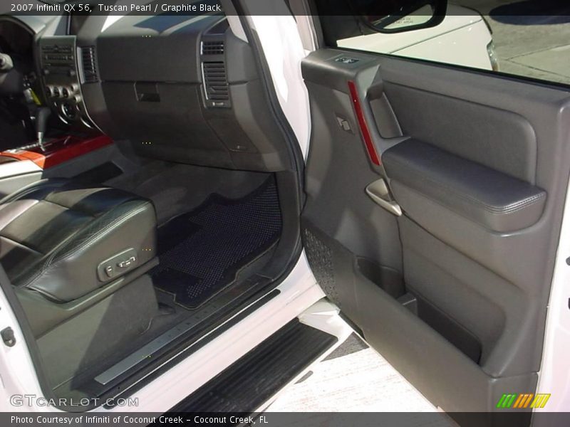 Tuscan Pearl / Graphite Black 2007 Infiniti QX 56