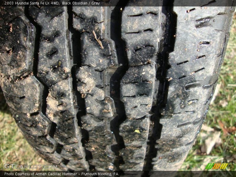 Black Obsidian / Gray 2003 Hyundai Santa Fe LX 4WD