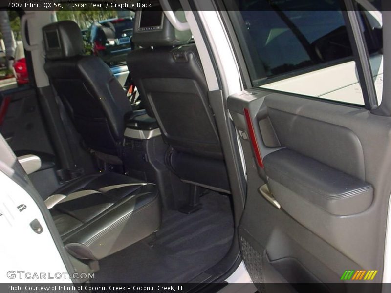 Tuscan Pearl / Graphite Black 2007 Infiniti QX 56
