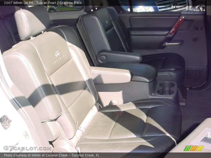 Tuscan Pearl / Graphite Black 2007 Infiniti QX 56