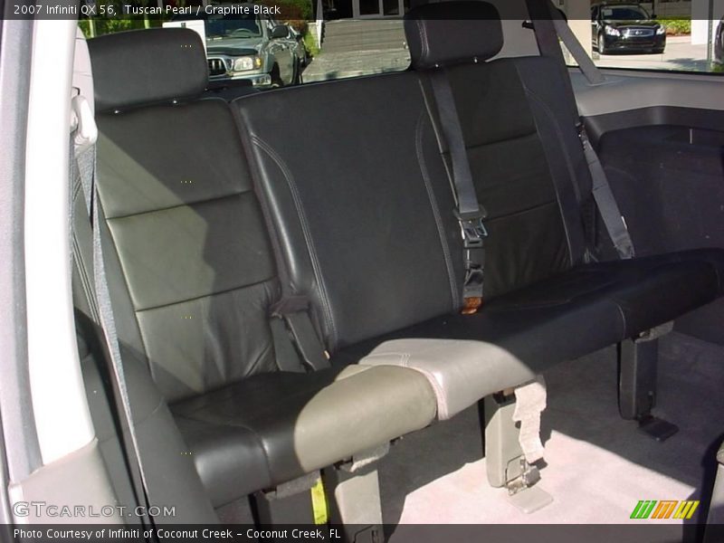 Tuscan Pearl / Graphite Black 2007 Infiniti QX 56