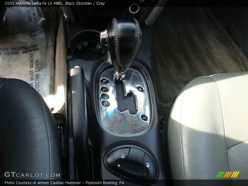 Black Obsidian / Gray 2003 Hyundai Santa Fe LX 4WD