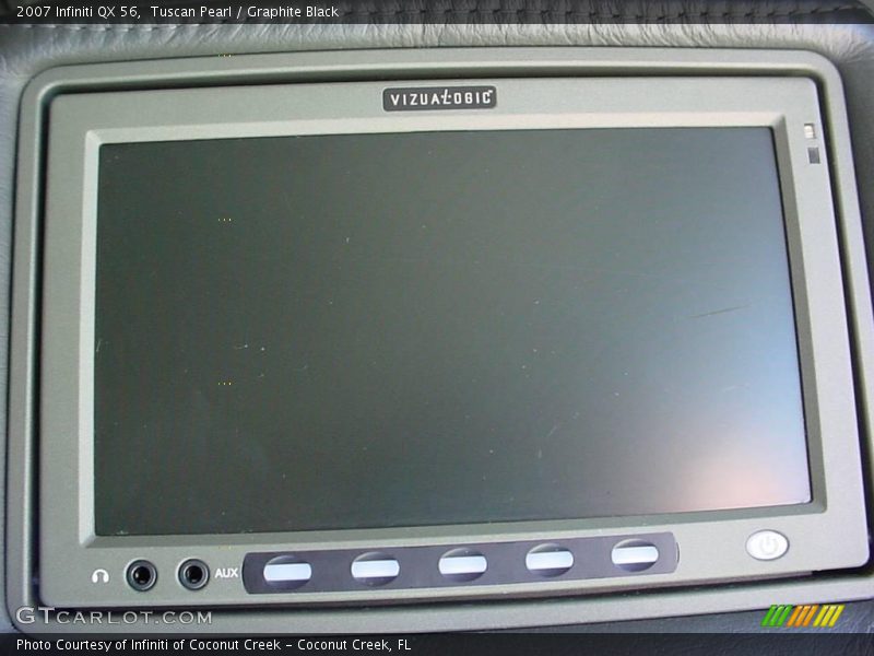Tuscan Pearl / Graphite Black 2007 Infiniti QX 56