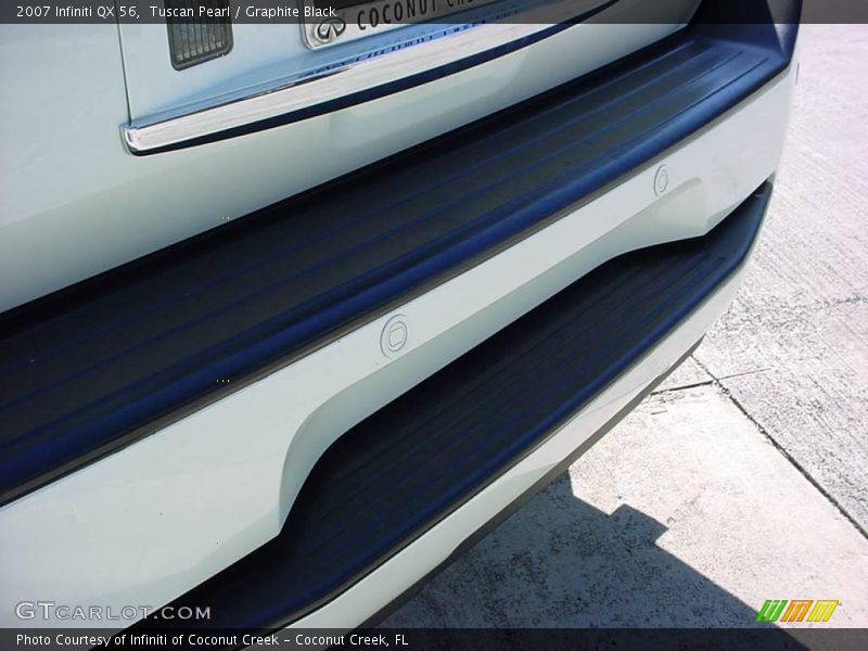 Tuscan Pearl / Graphite Black 2007 Infiniti QX 56