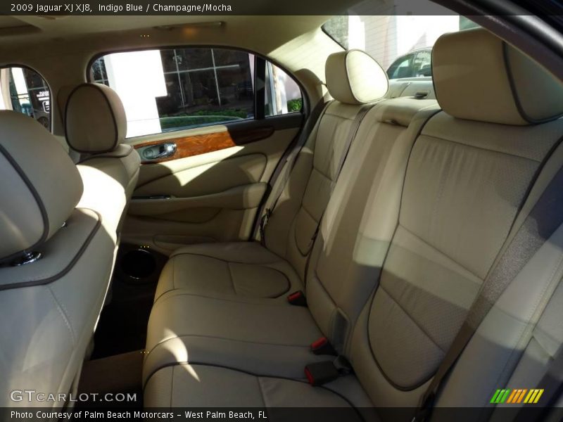 Indigo Blue / Champagne/Mocha 2009 Jaguar XJ XJ8