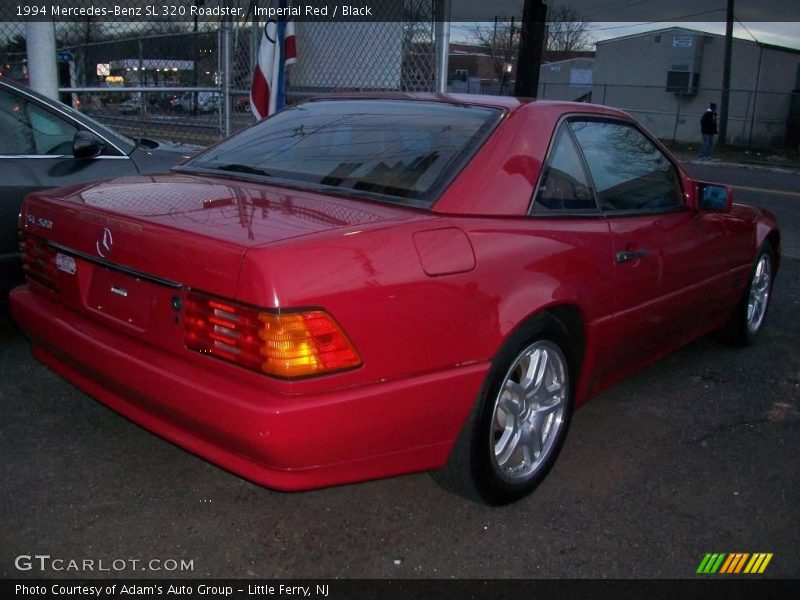Imperial Red / Black 1994 Mercedes-Benz SL 320 Roadster