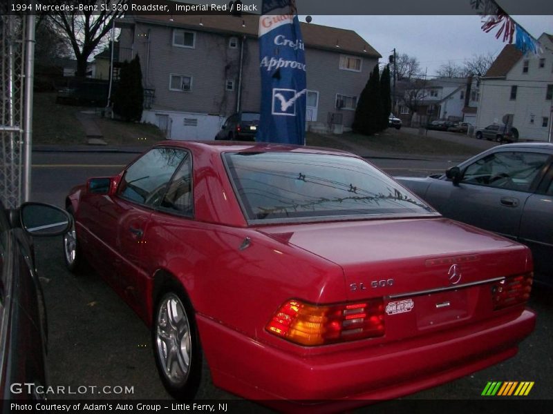 Imperial Red / Black 1994 Mercedes-Benz SL 320 Roadster