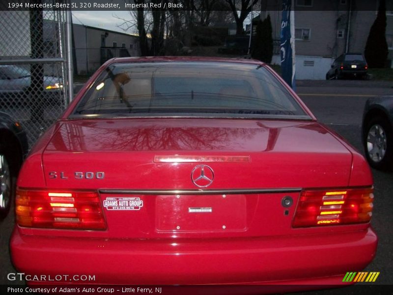Imperial Red / Black 1994 Mercedes-Benz SL 320 Roadster