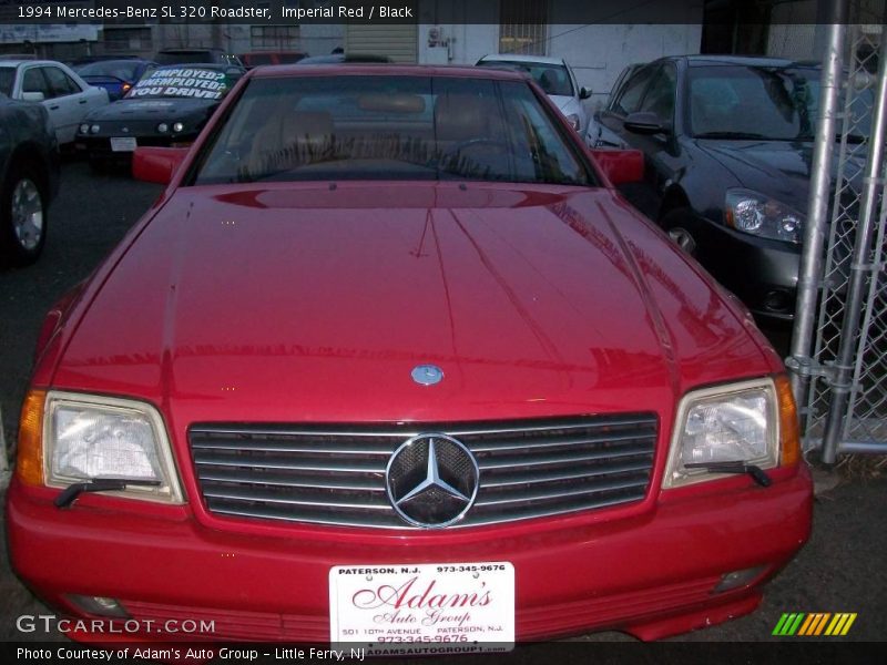 Imperial Red / Black 1994 Mercedes-Benz SL 320 Roadster