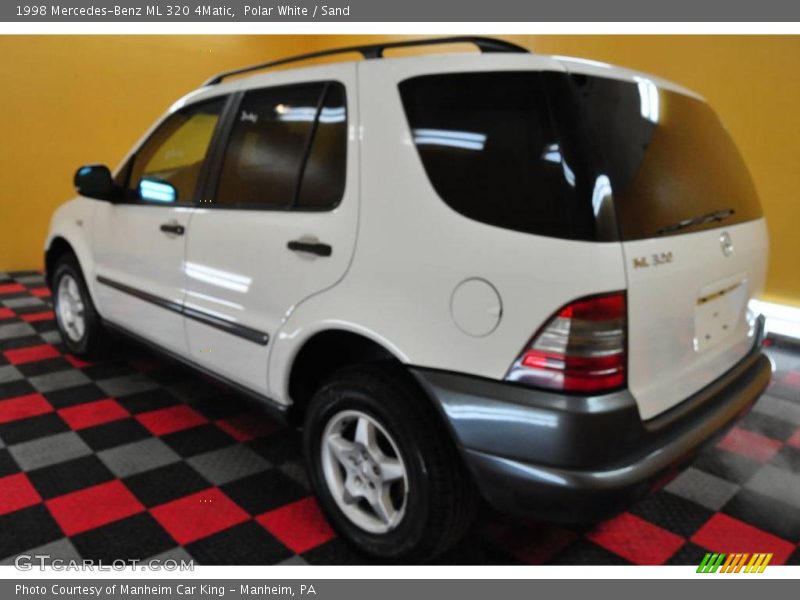 Polar White / Sand 1998 Mercedes-Benz ML 320 4Matic
