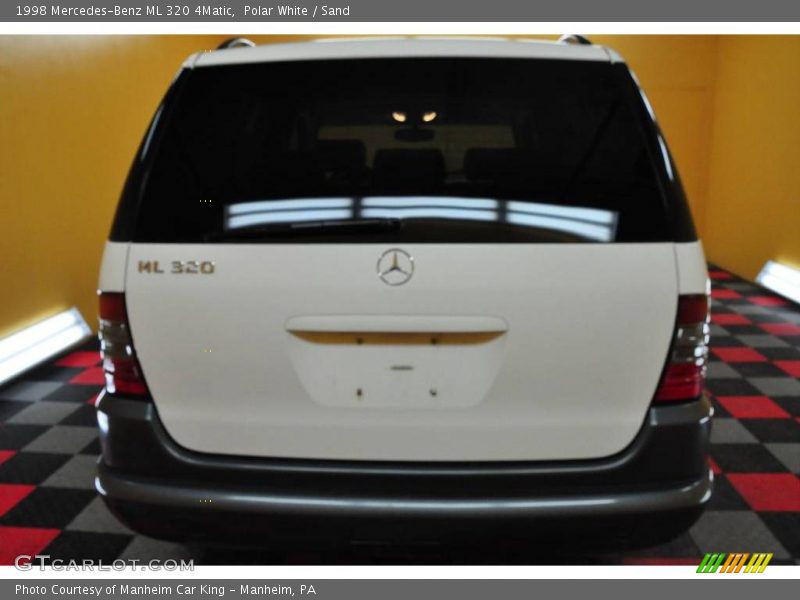 Polar White / Sand 1998 Mercedes-Benz ML 320 4Matic