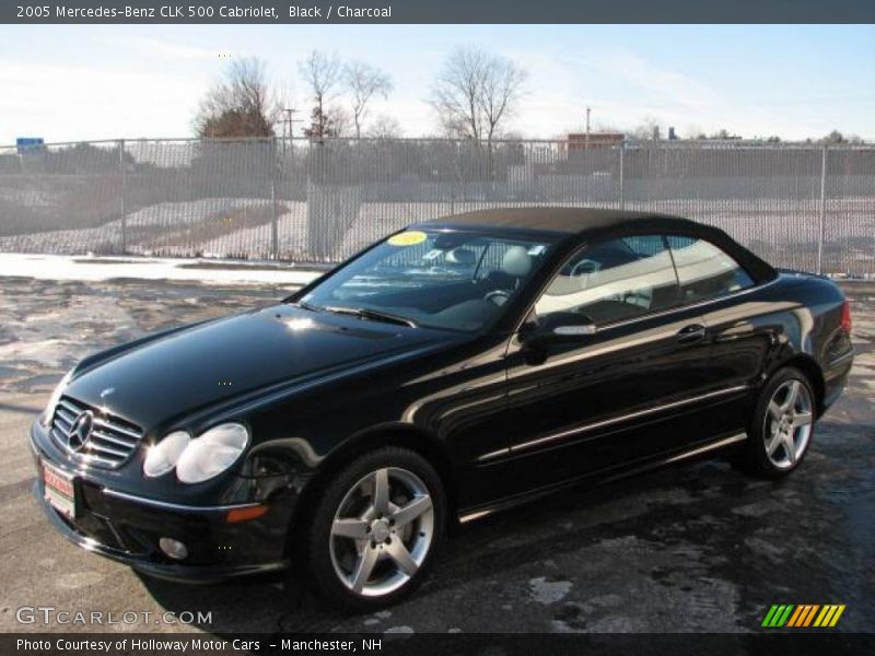 Black / Charcoal 2005 Mercedes-Benz CLK 500 Cabriolet