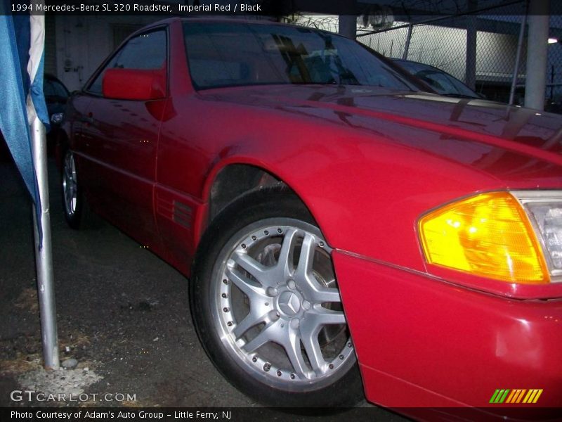 Imperial Red / Black 1994 Mercedes-Benz SL 320 Roadster