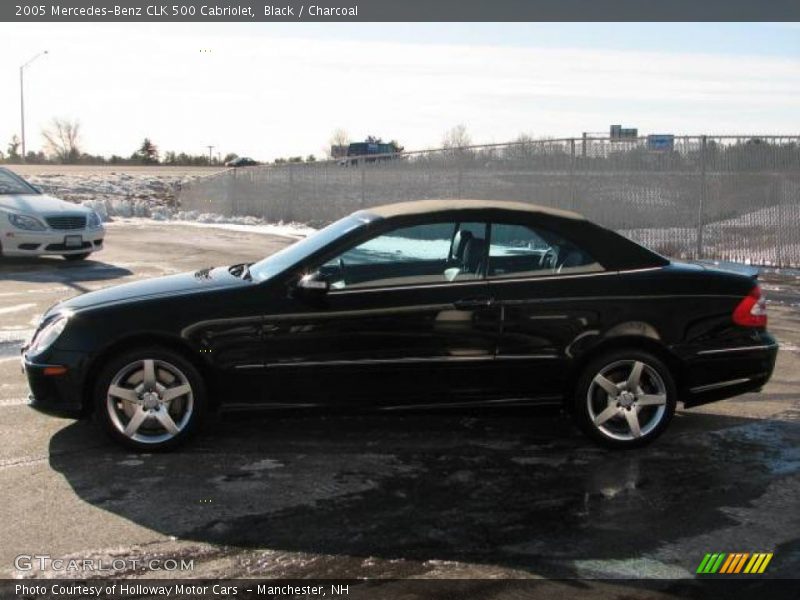 Black / Charcoal 2005 Mercedes-Benz CLK 500 Cabriolet