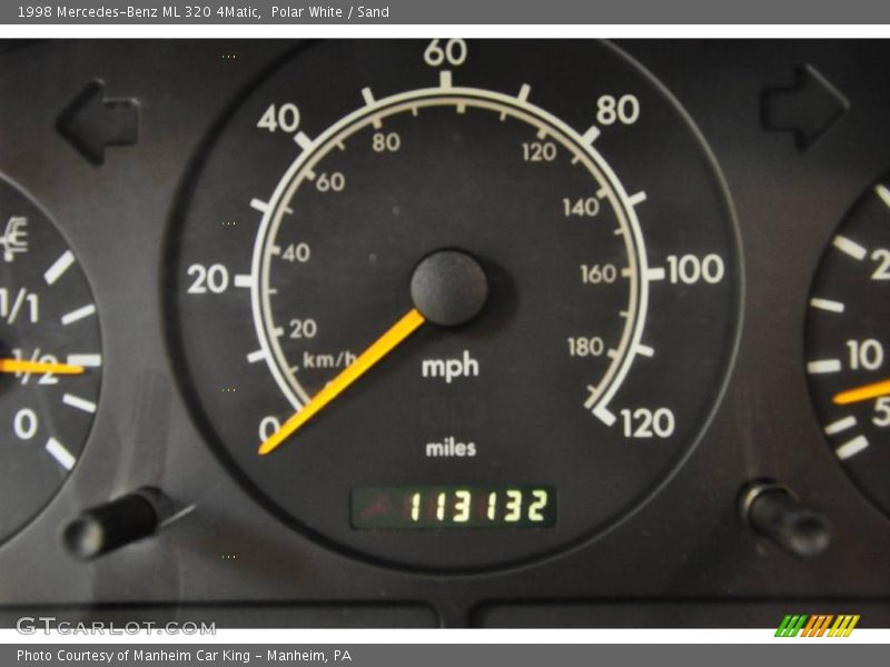 Polar White / Sand 1998 Mercedes-Benz ML 320 4Matic