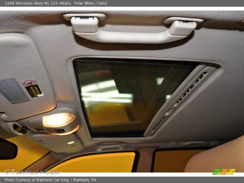 Polar White / Sand 1998 Mercedes-Benz ML 320 4Matic