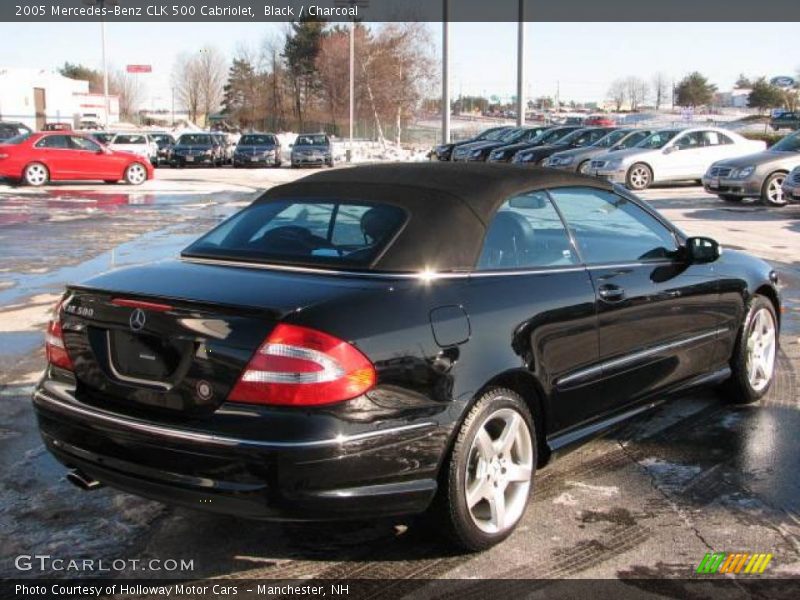 Black / Charcoal 2005 Mercedes-Benz CLK 500 Cabriolet