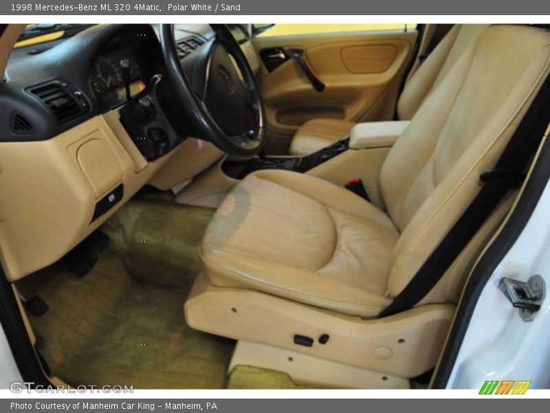 Polar White / Sand 1998 Mercedes-Benz ML 320 4Matic