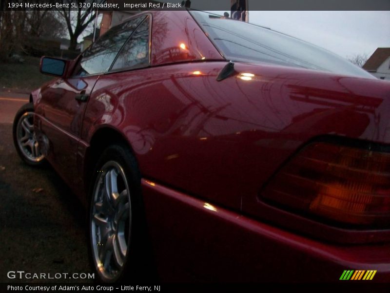 Imperial Red / Black 1994 Mercedes-Benz SL 320 Roadster