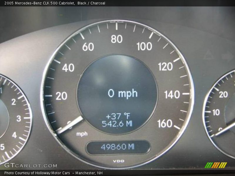 Black / Charcoal 2005 Mercedes-Benz CLK 500 Cabriolet