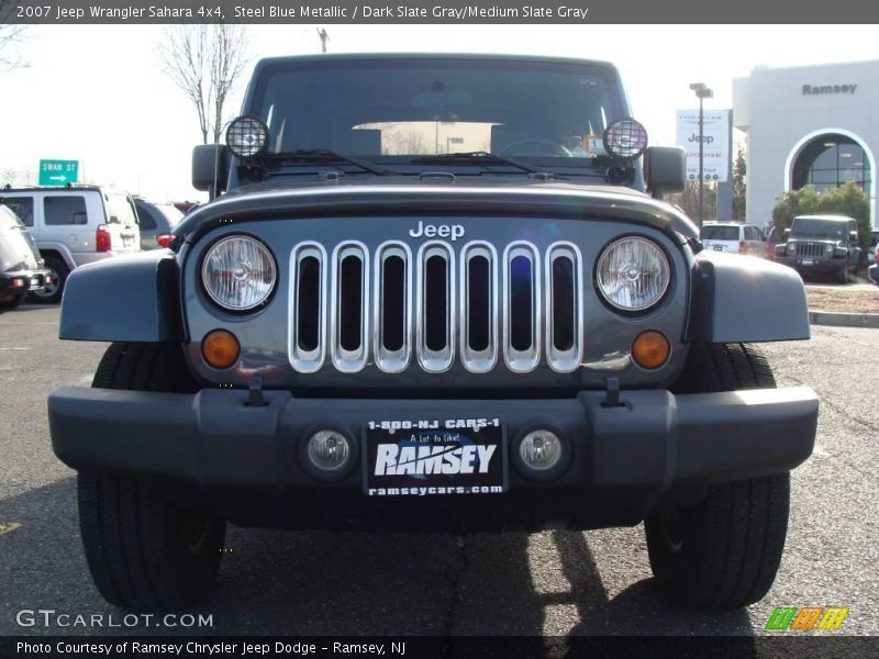 Steel Blue Metallic / Dark Slate Gray/Medium Slate Gray 2007 Jeep Wrangler Sahara 4x4