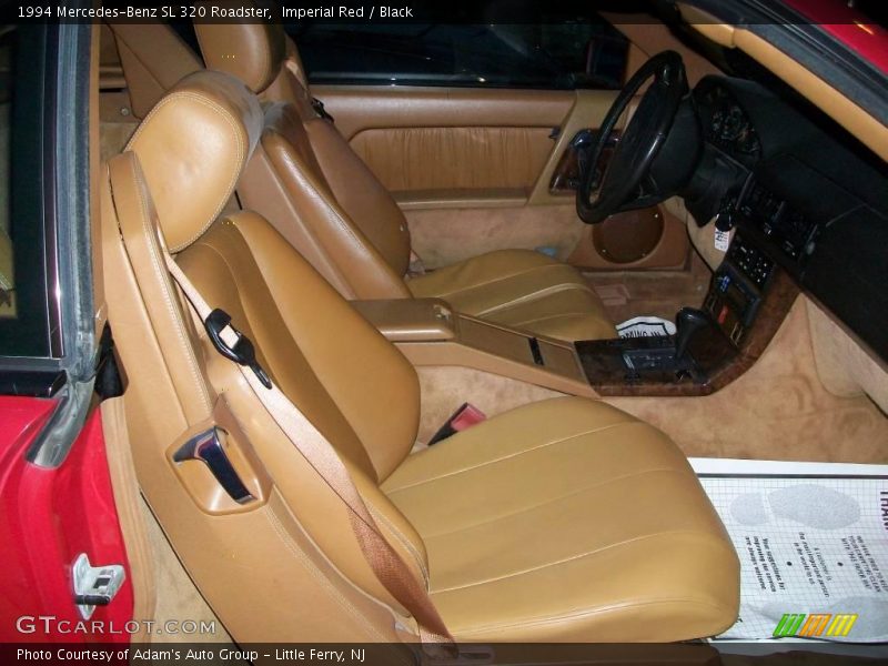 Imperial Red / Black 1994 Mercedes-Benz SL 320 Roadster