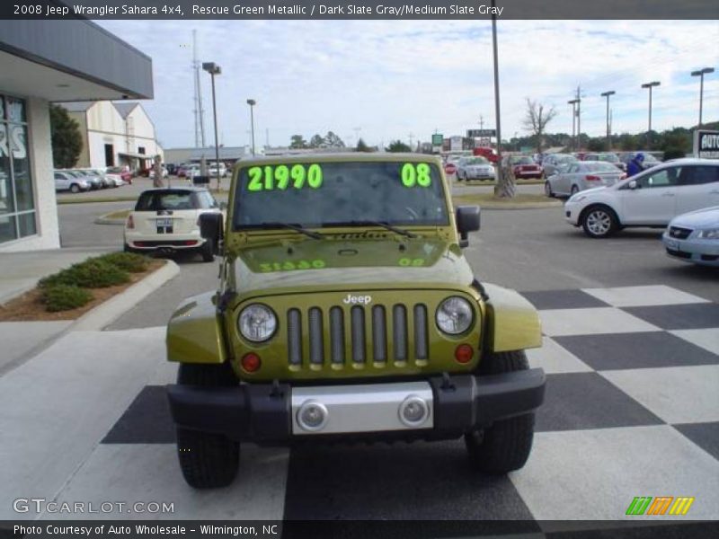 Rescue Green Metallic / Dark Slate Gray/Medium Slate Gray 2008 Jeep Wrangler Sahara 4x4