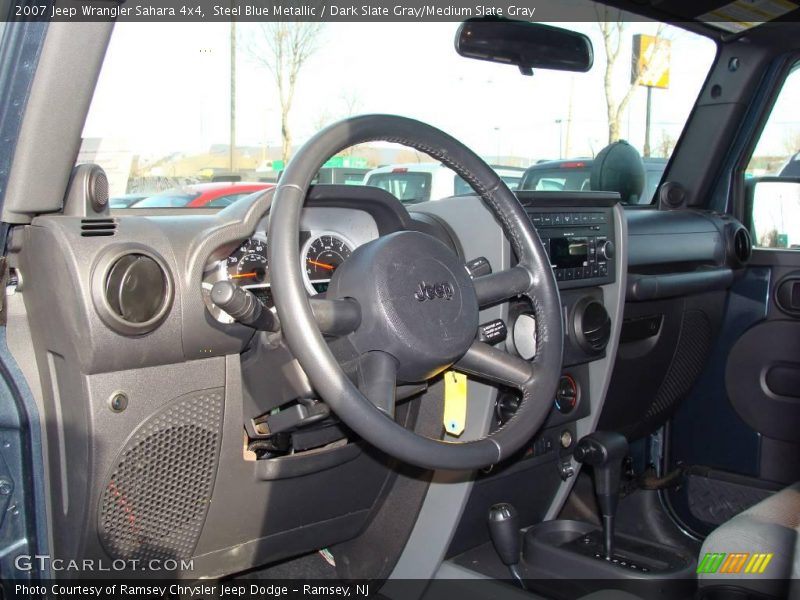 Steel Blue Metallic / Dark Slate Gray/Medium Slate Gray 2007 Jeep Wrangler Sahara 4x4