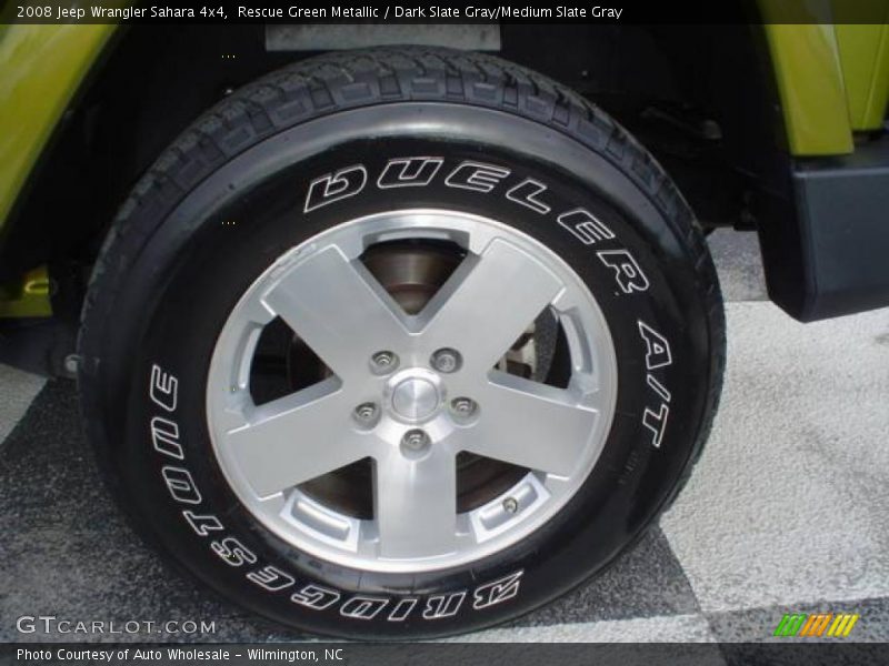 Rescue Green Metallic / Dark Slate Gray/Medium Slate Gray 2008 Jeep Wrangler Sahara 4x4