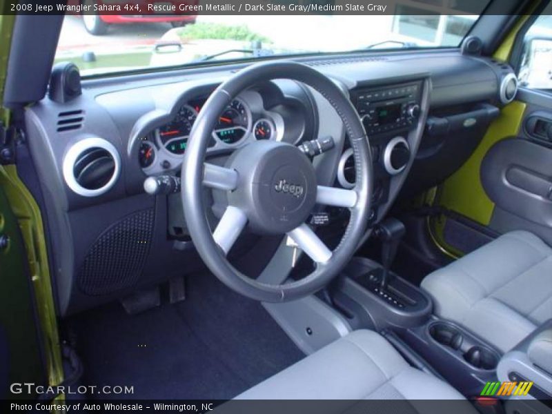 Rescue Green Metallic / Dark Slate Gray/Medium Slate Gray 2008 Jeep Wrangler Sahara 4x4