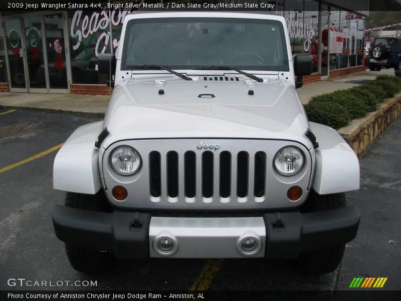 Bright Silver Metallic / Dark Slate Gray/Medium Slate Gray 2009 Jeep Wrangler Sahara 4x4