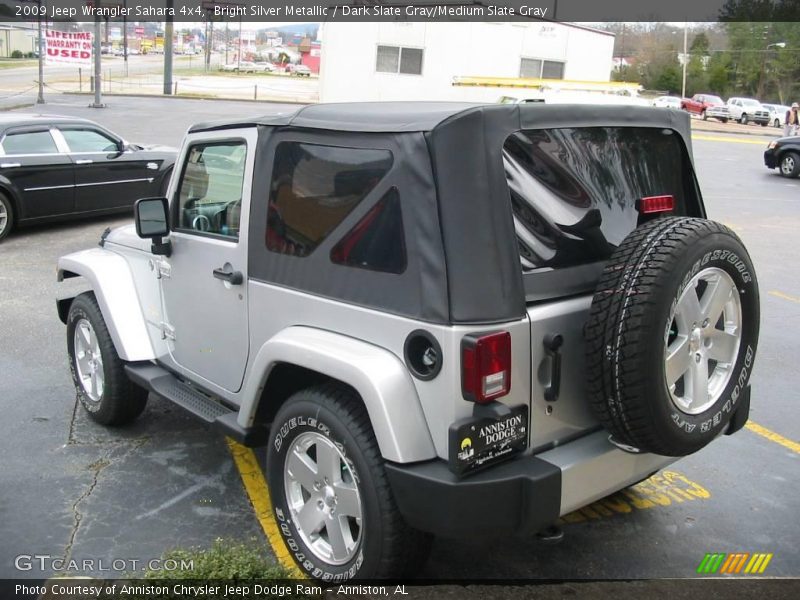 Bright Silver Metallic / Dark Slate Gray/Medium Slate Gray 2009 Jeep Wrangler Sahara 4x4
