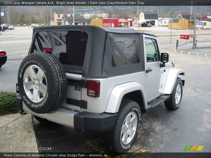 Bright Silver Metallic / Dark Slate Gray/Medium Slate Gray 2009 Jeep Wrangler Sahara 4x4