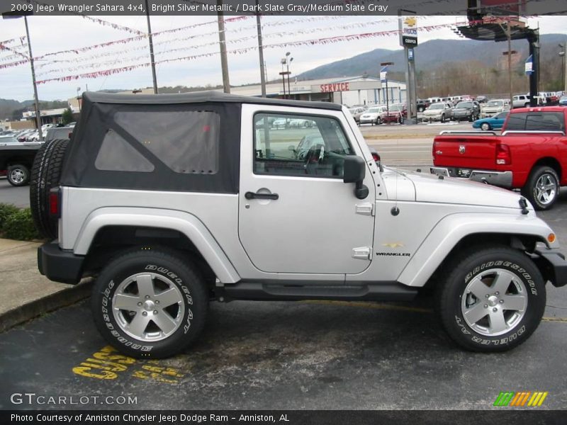 Bright Silver Metallic / Dark Slate Gray/Medium Slate Gray 2009 Jeep Wrangler Sahara 4x4