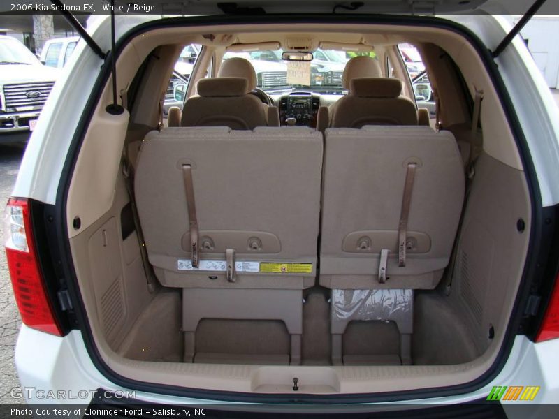 White / Beige 2006 Kia Sedona EX