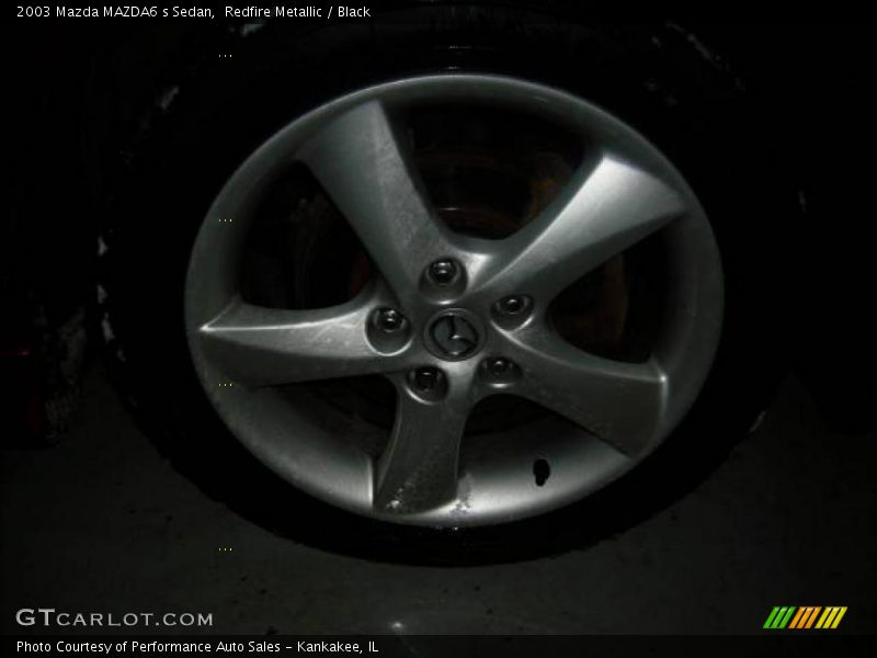 Redfire Metallic / Black 2003 Mazda MAZDA6 s Sedan