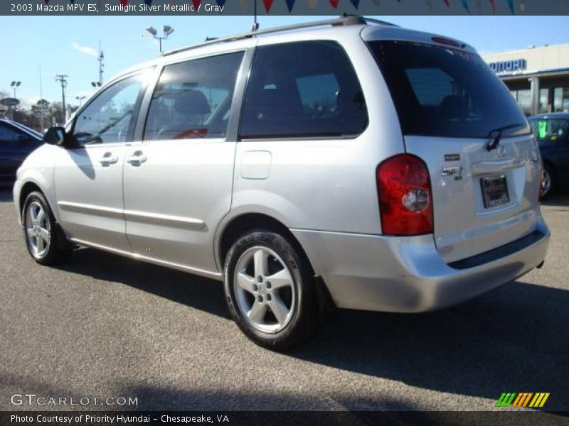 Sunlight Silver Metallic / Gray 2003 Mazda MPV ES