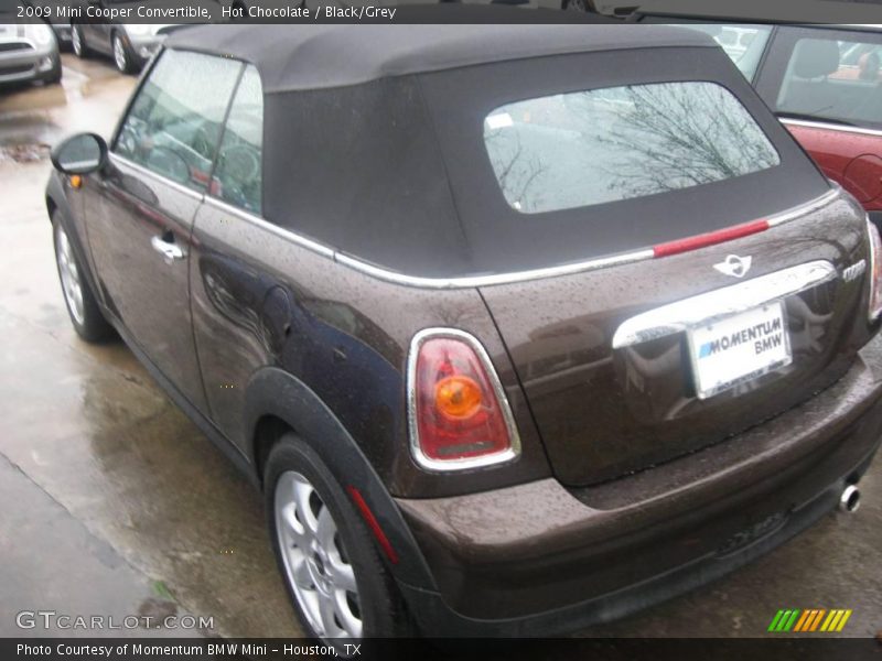 Hot Chocolate / Black/Grey 2009 Mini Cooper Convertible