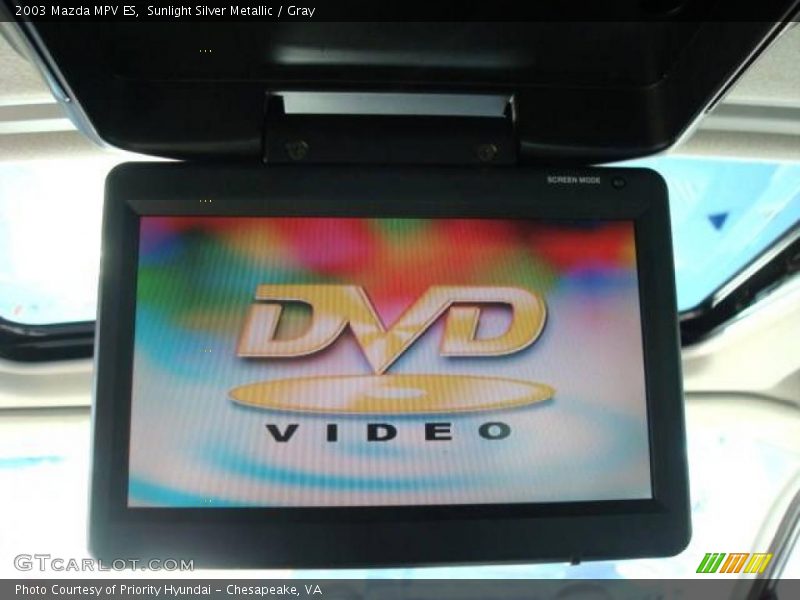 Sunlight Silver Metallic / Gray 2003 Mazda MPV ES