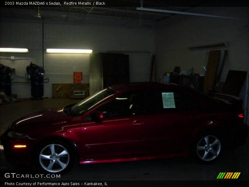 Redfire Metallic / Black 2003 Mazda MAZDA6 s Sedan