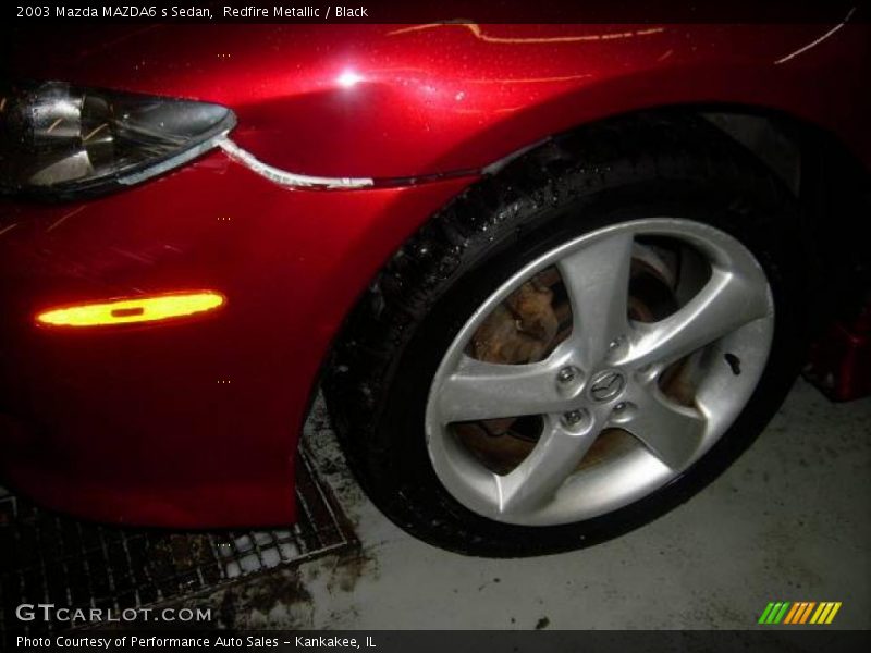 Redfire Metallic / Black 2003 Mazda MAZDA6 s Sedan