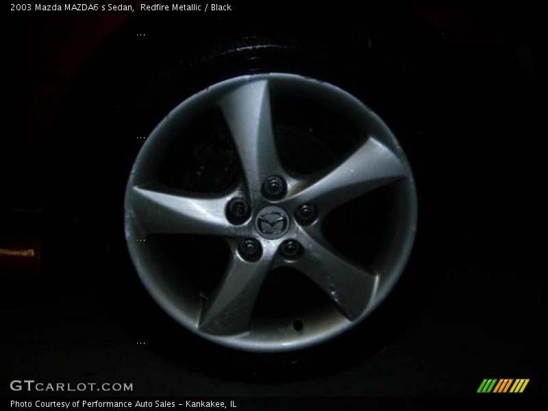 Redfire Metallic / Black 2003 Mazda MAZDA6 s Sedan