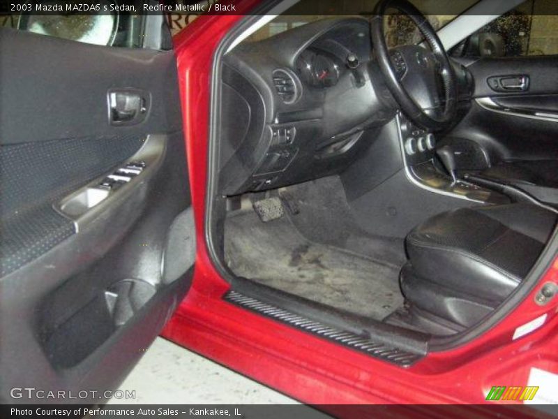Redfire Metallic / Black 2003 Mazda MAZDA6 s Sedan
