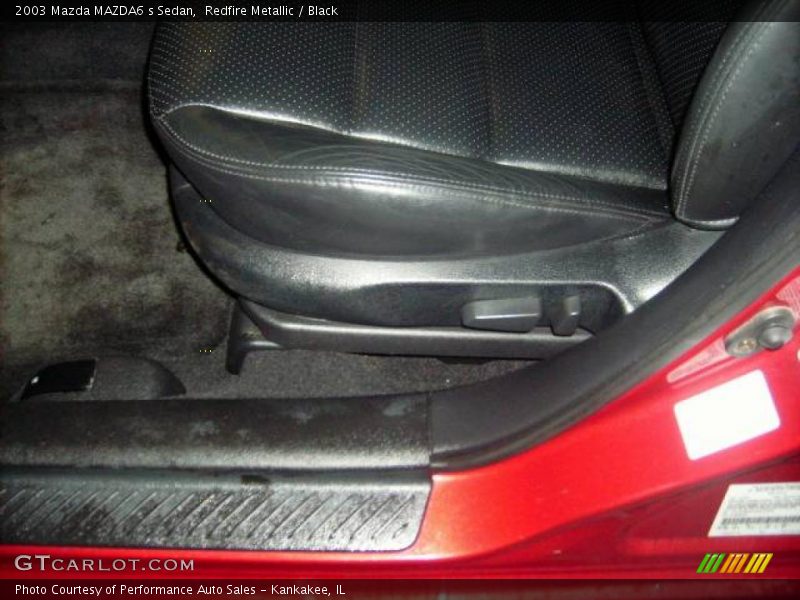 Redfire Metallic / Black 2003 Mazda MAZDA6 s Sedan