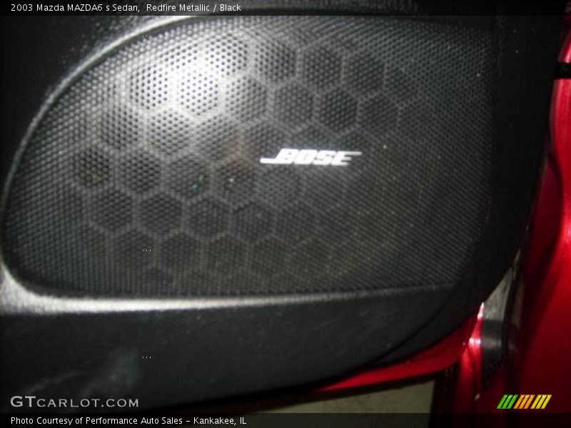 Redfire Metallic / Black 2003 Mazda MAZDA6 s Sedan
