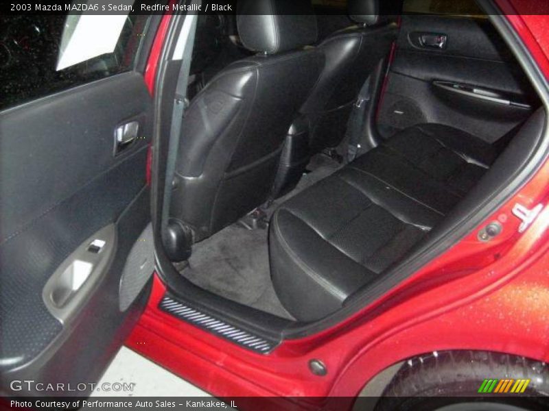 Redfire Metallic / Black 2003 Mazda MAZDA6 s Sedan
