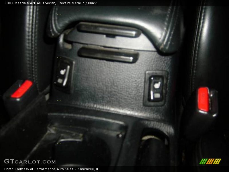 Redfire Metallic / Black 2003 Mazda MAZDA6 s Sedan
