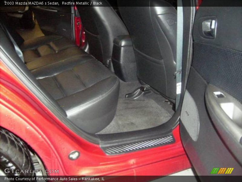 Redfire Metallic / Black 2003 Mazda MAZDA6 s Sedan