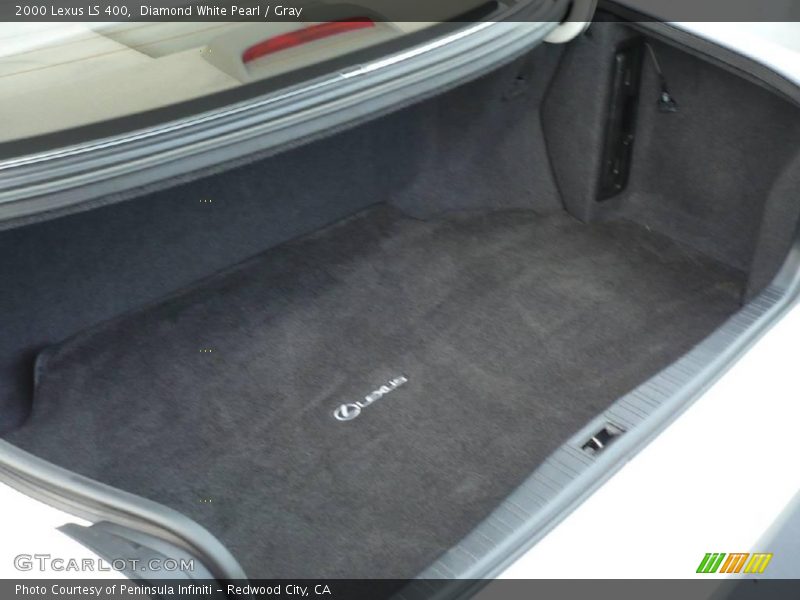 Diamond White Pearl / Gray 2000 Lexus LS 400