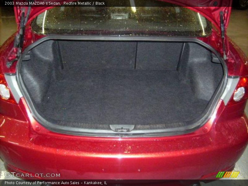 Redfire Metallic / Black 2003 Mazda MAZDA6 s Sedan